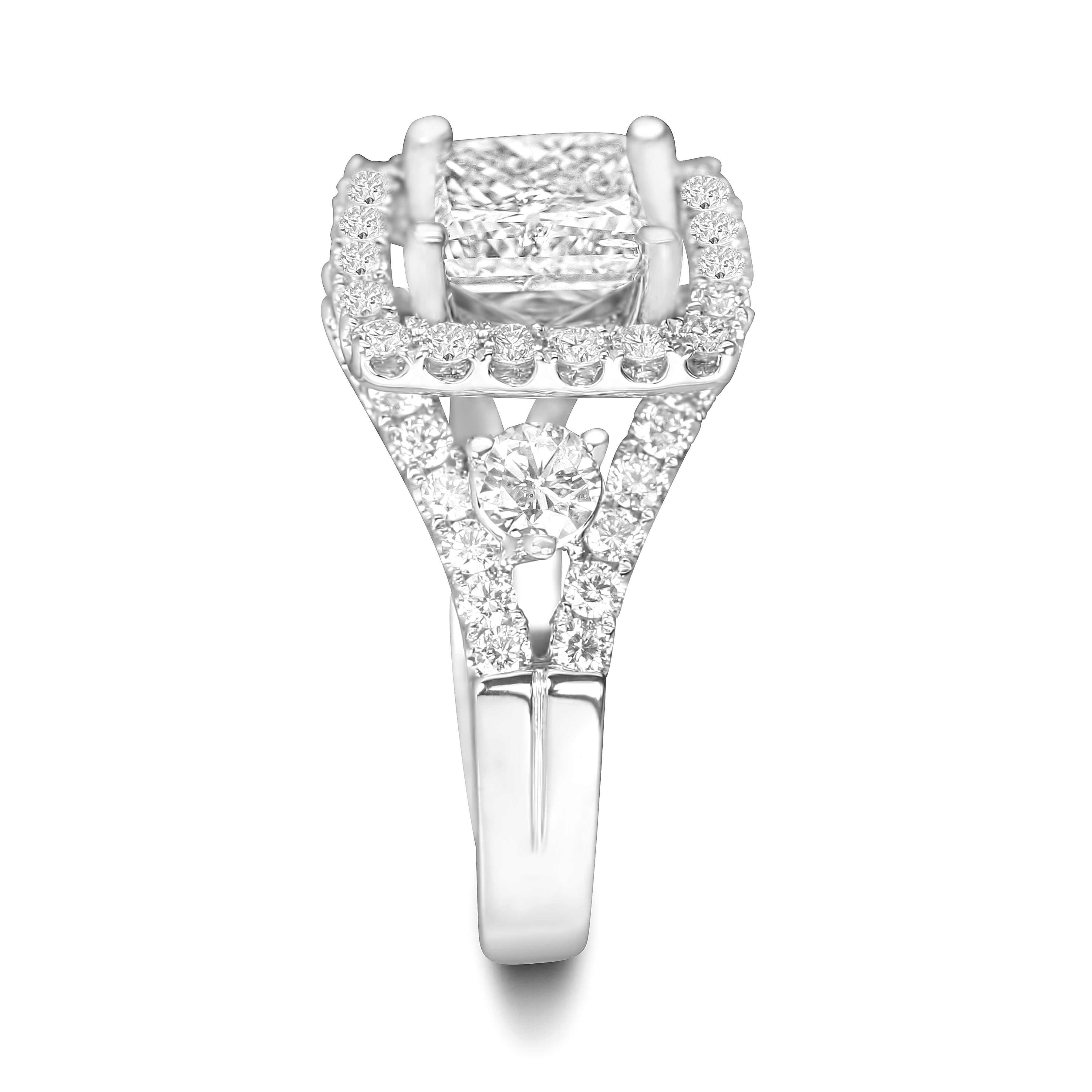 split shank halo for princess houston