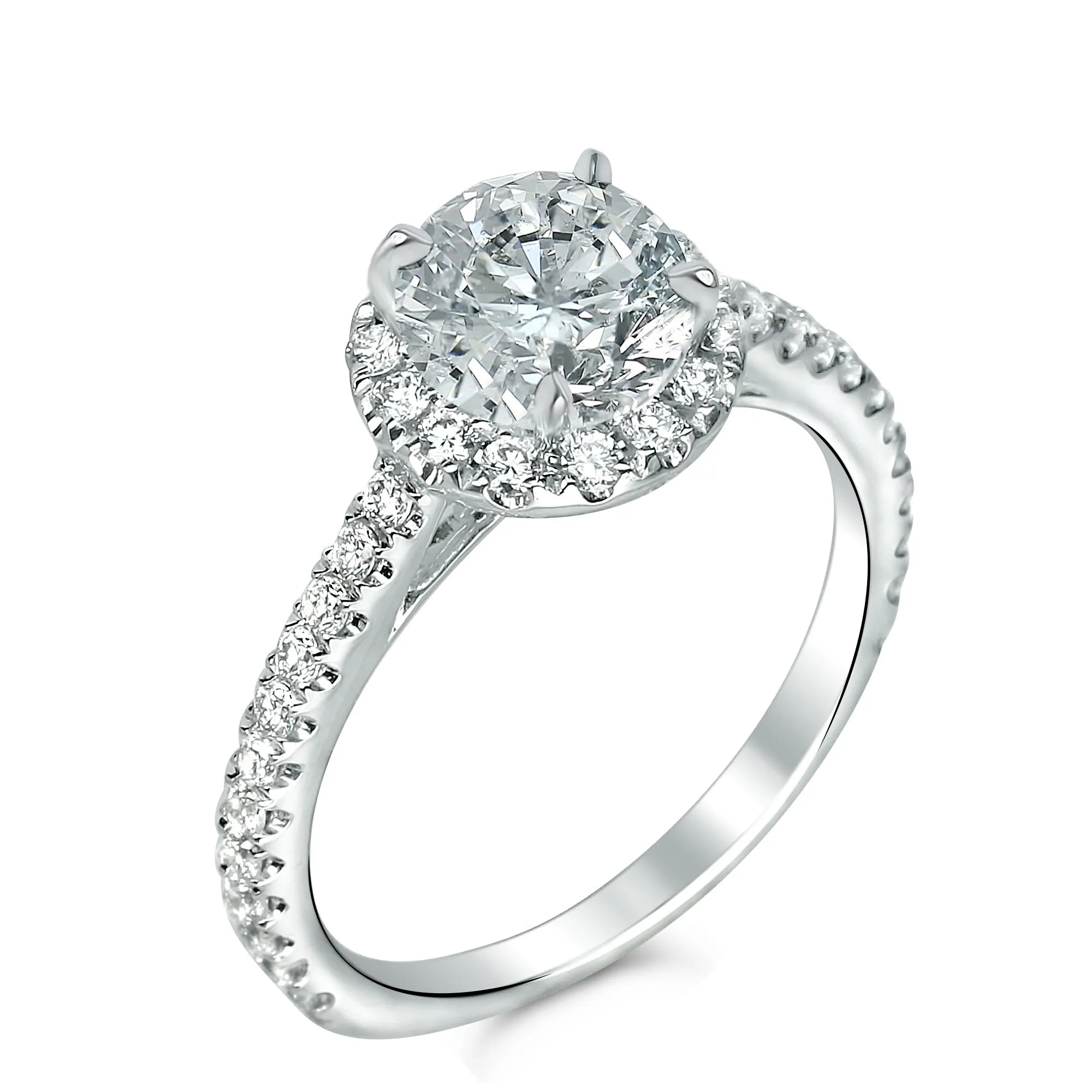 halo engagement ring houston