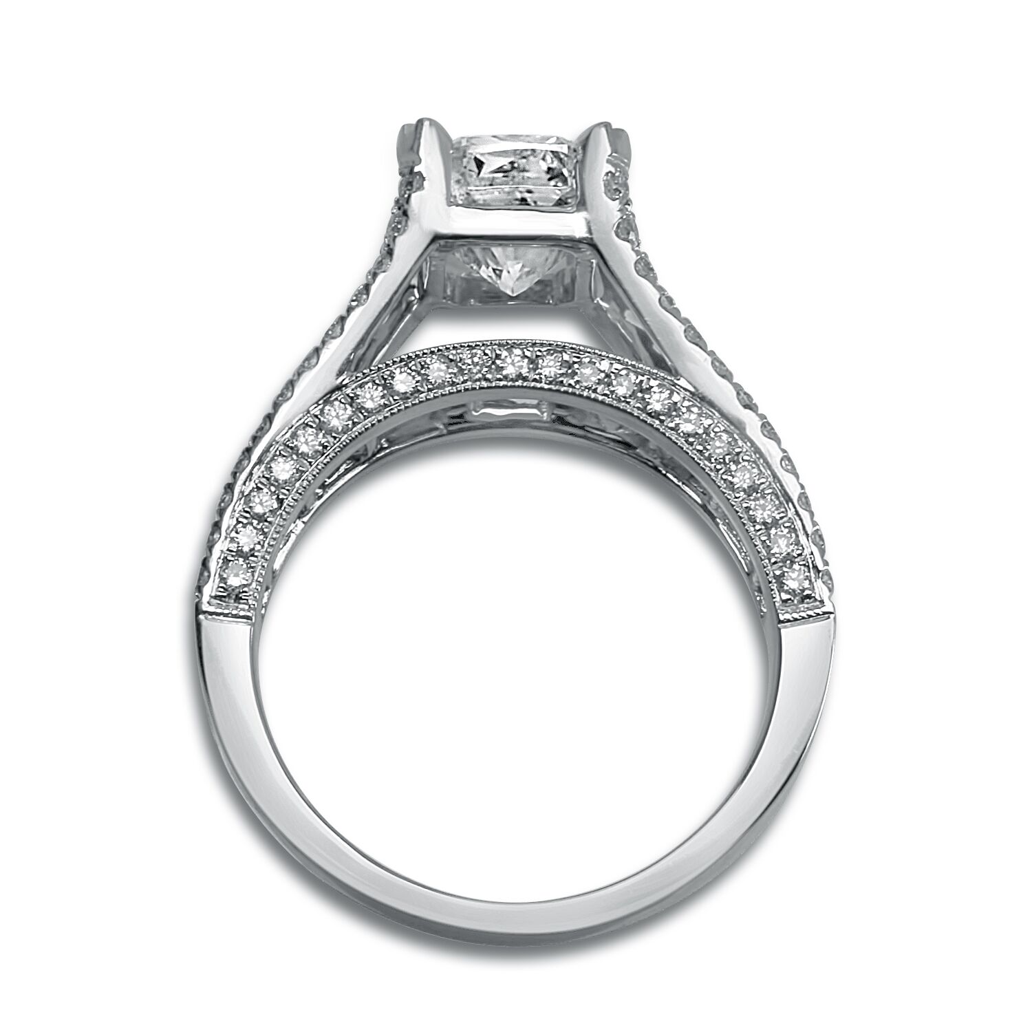 Radiant with Pave and Channeled Baguettes - Image 3