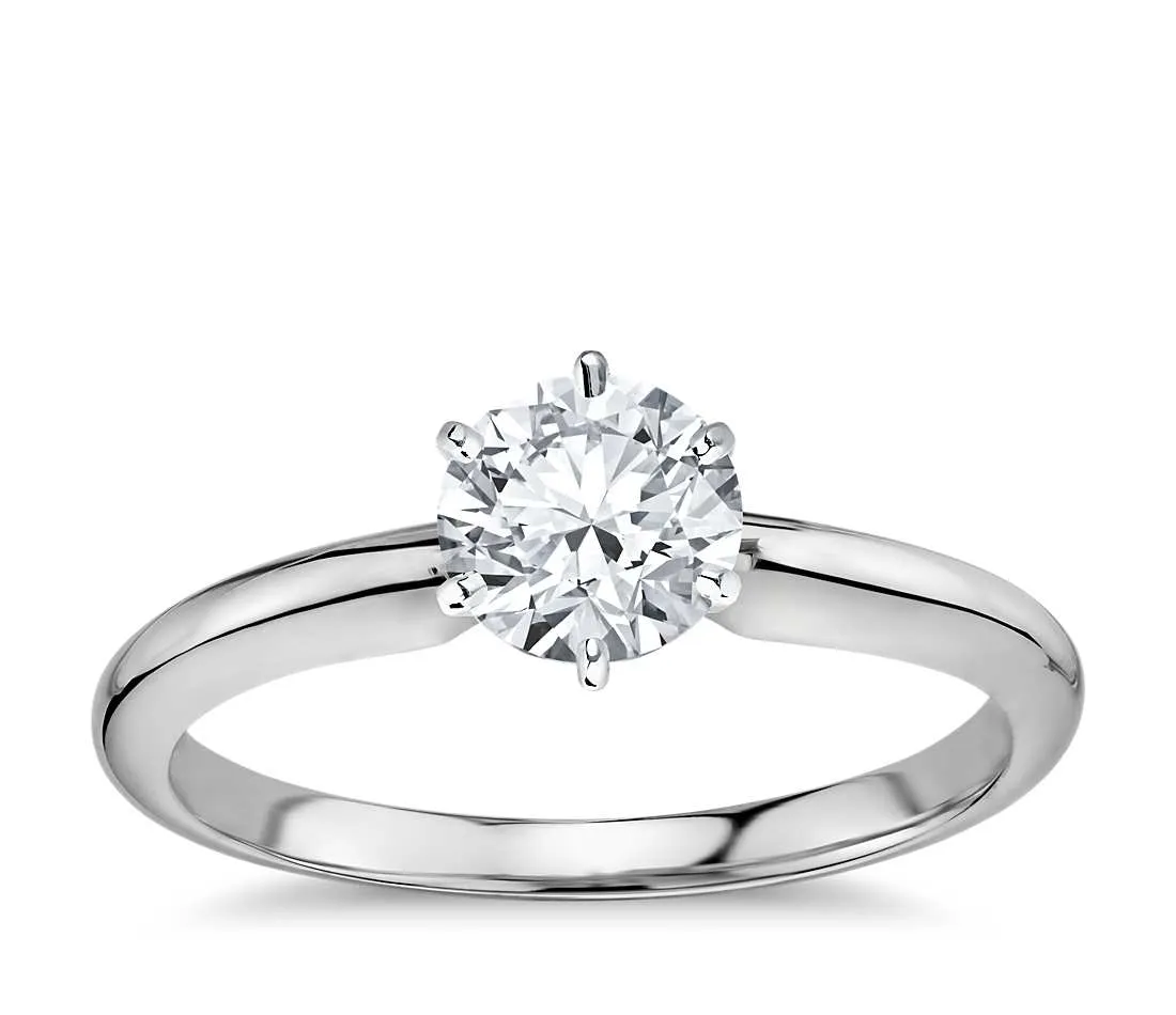 Solitaire 6 Prong Setting