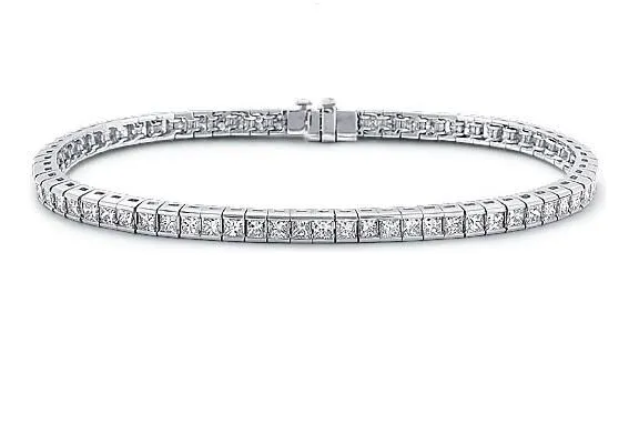 5cttw Princess Cut Channel Set