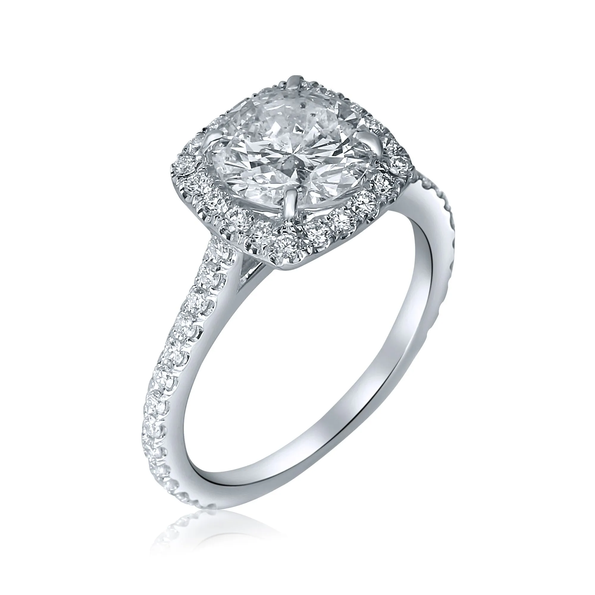 cushion hale engagement ring in houston