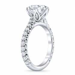 tulip cathedral engagement ring